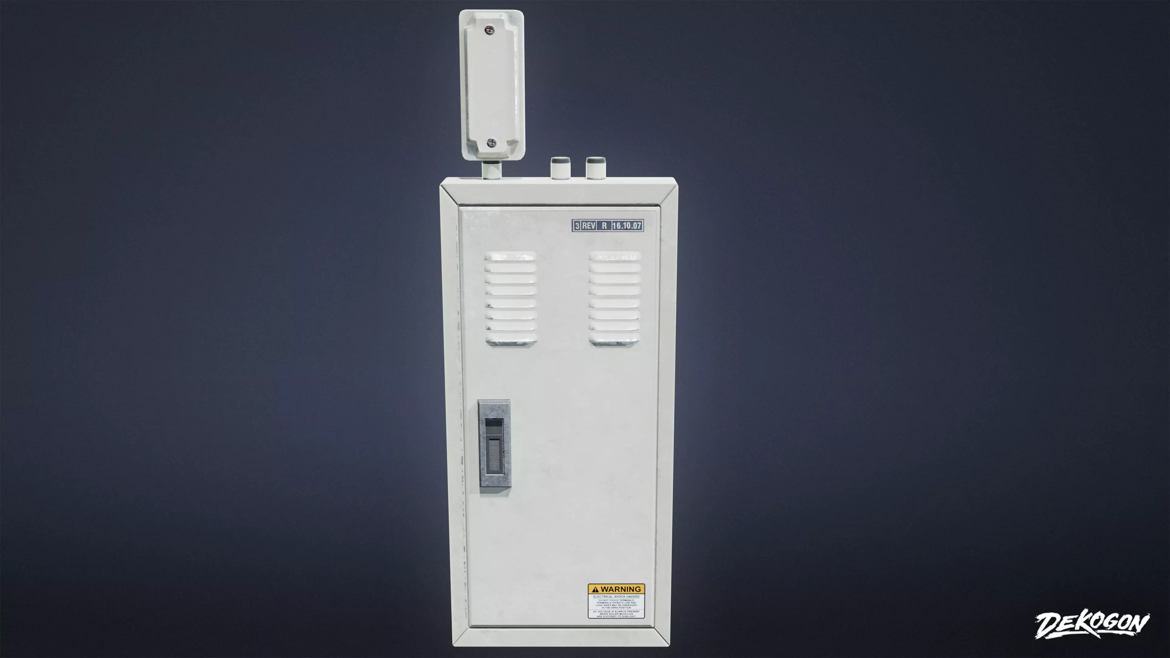 HIGH SCHOOL CLASSROOM - Fusebox 01 - LOW POLY Low-poly 3D model_0