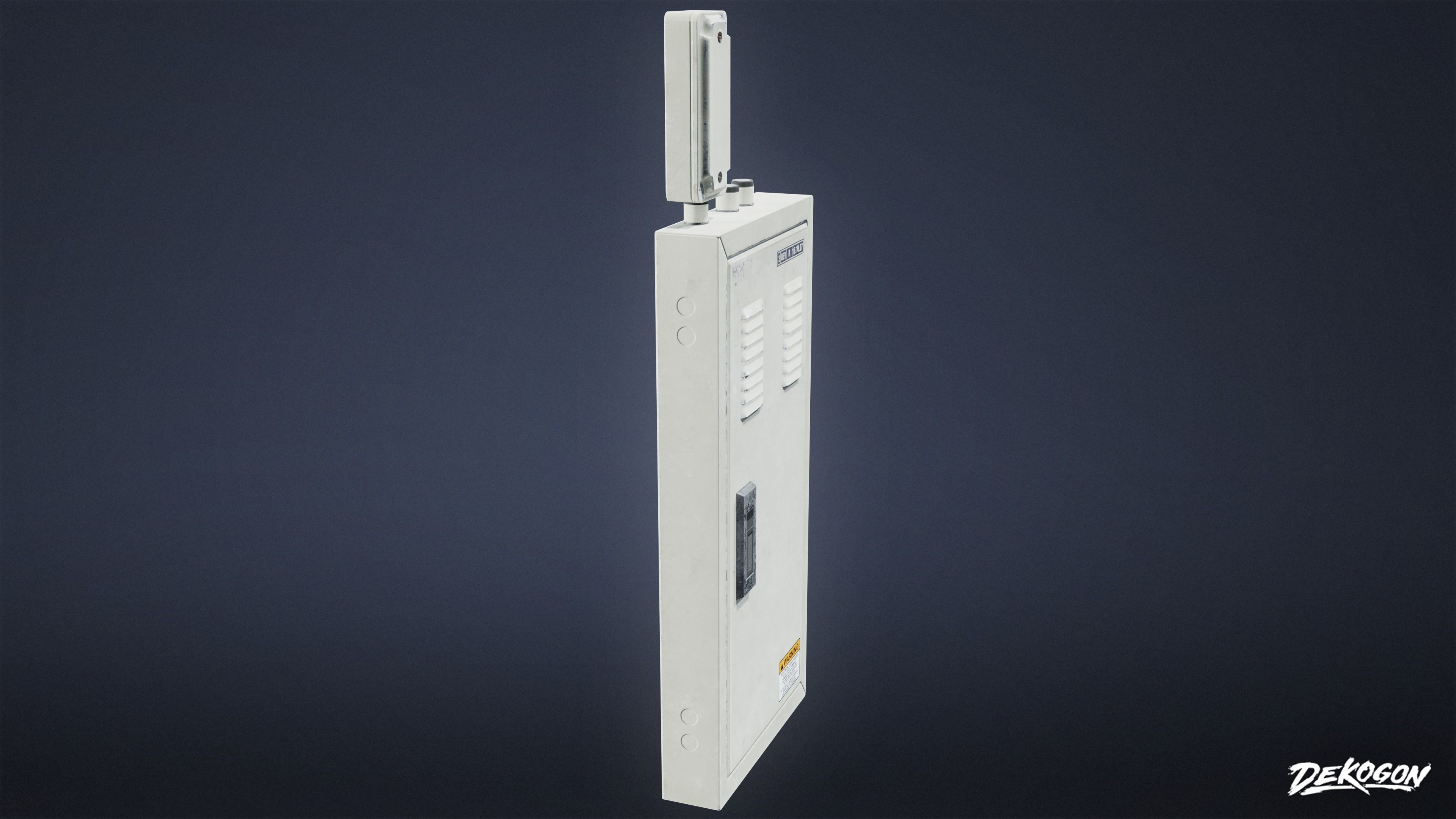 HIGH SCHOOL CLASSROOM - Fusebox 01 - LOW POLY Low-poly 3D model_2