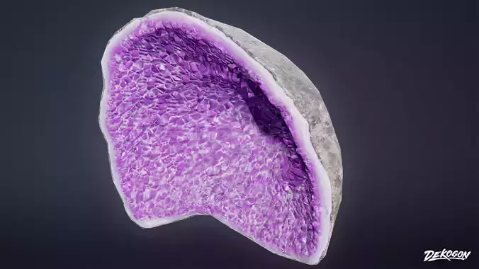 HIGH SCHOOL CLASSROOM - Geode 01 - LOW POLY