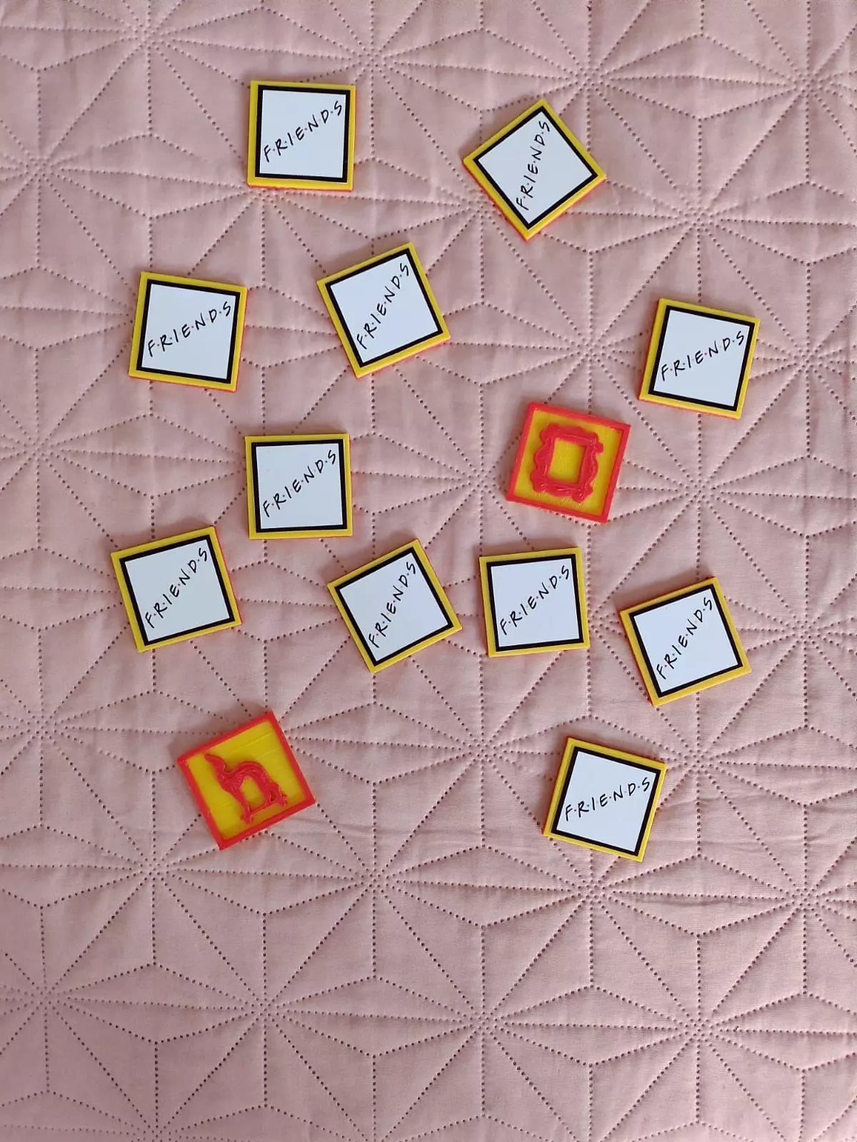 Friends Serie Memory Game 3D print model_0
