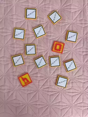 Friends Serie Memory Game 3D print model