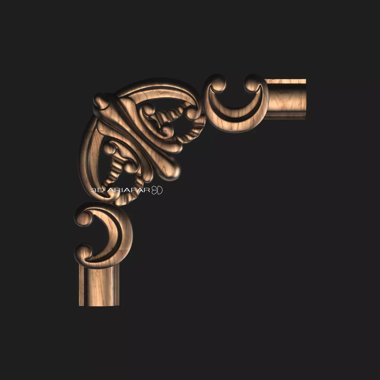 Corner decor - 001 3D print model