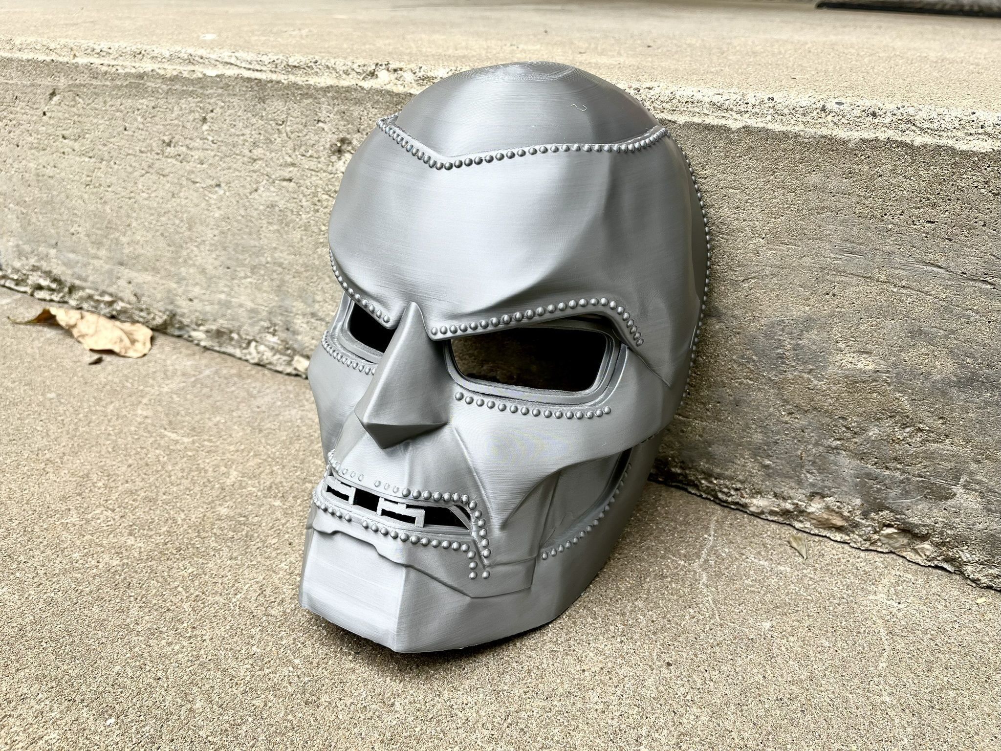 RDJ Doctor Victor Von Doom Inspired Mask 3D print model_5