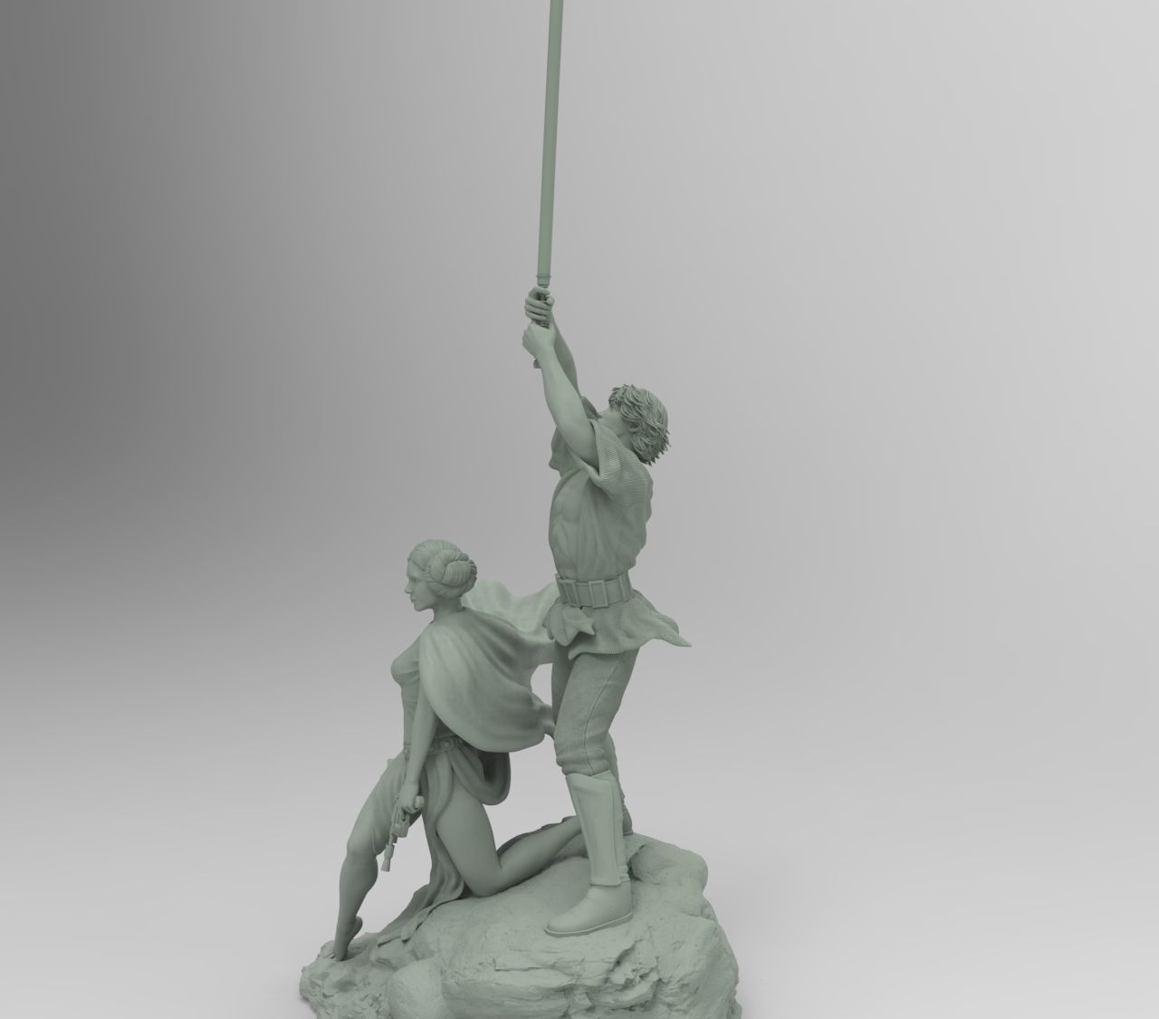 Starwars New Hope Scene 3D print model_5