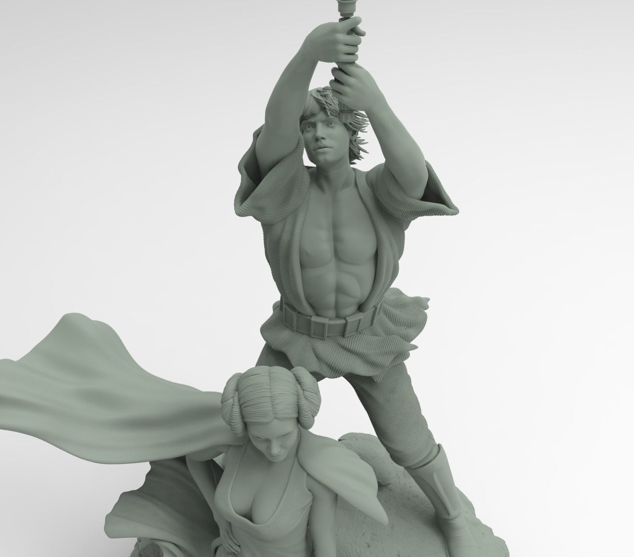 Starwars New Hope Scene 3D print model_4