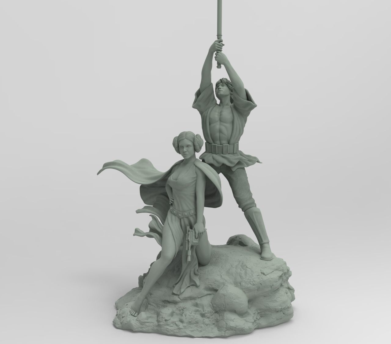 Starwars New Hope Scene 3D print model_3