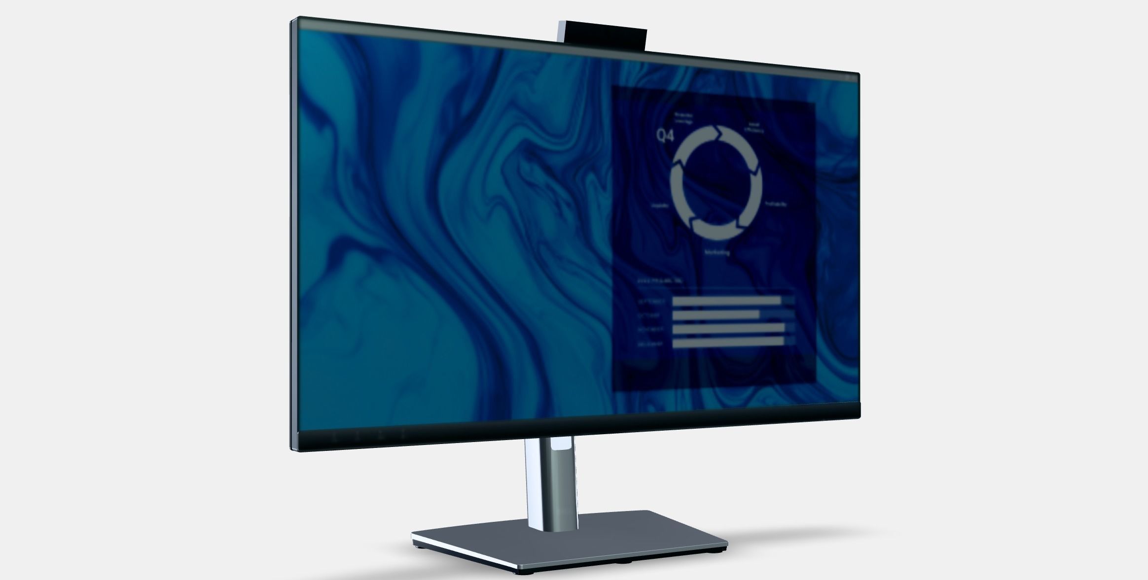 24 Dell C2423H Conference Low-poly 3D model_8