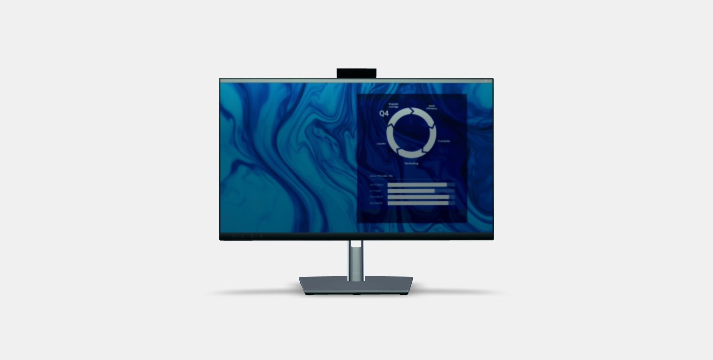 24 Dell C2423H Conference Low-poly 3D model_9