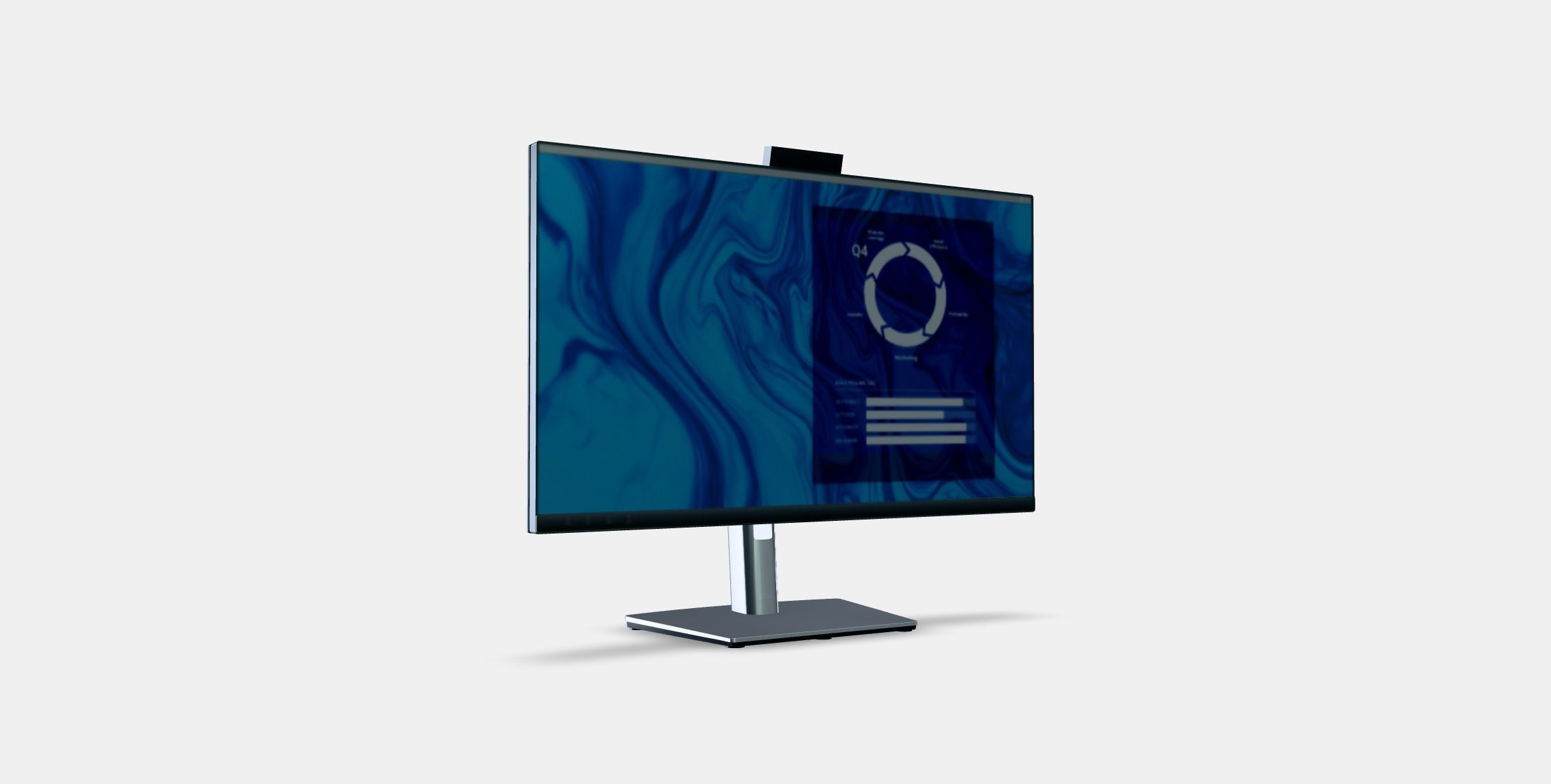 24 Dell C2423H Conference Low-poly 3D model_3