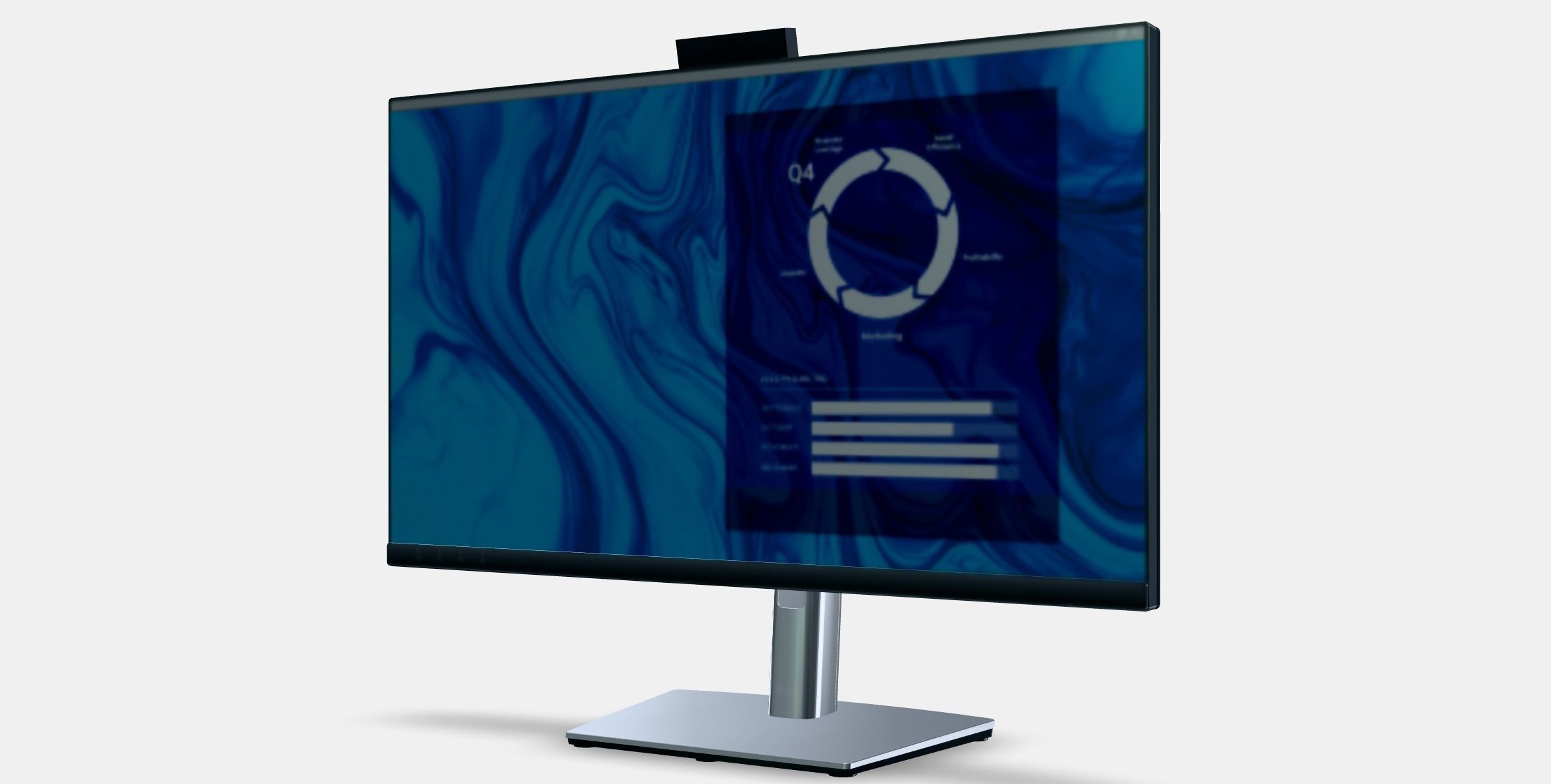 24 Dell C2423H Conference Low-poly 3D model_13