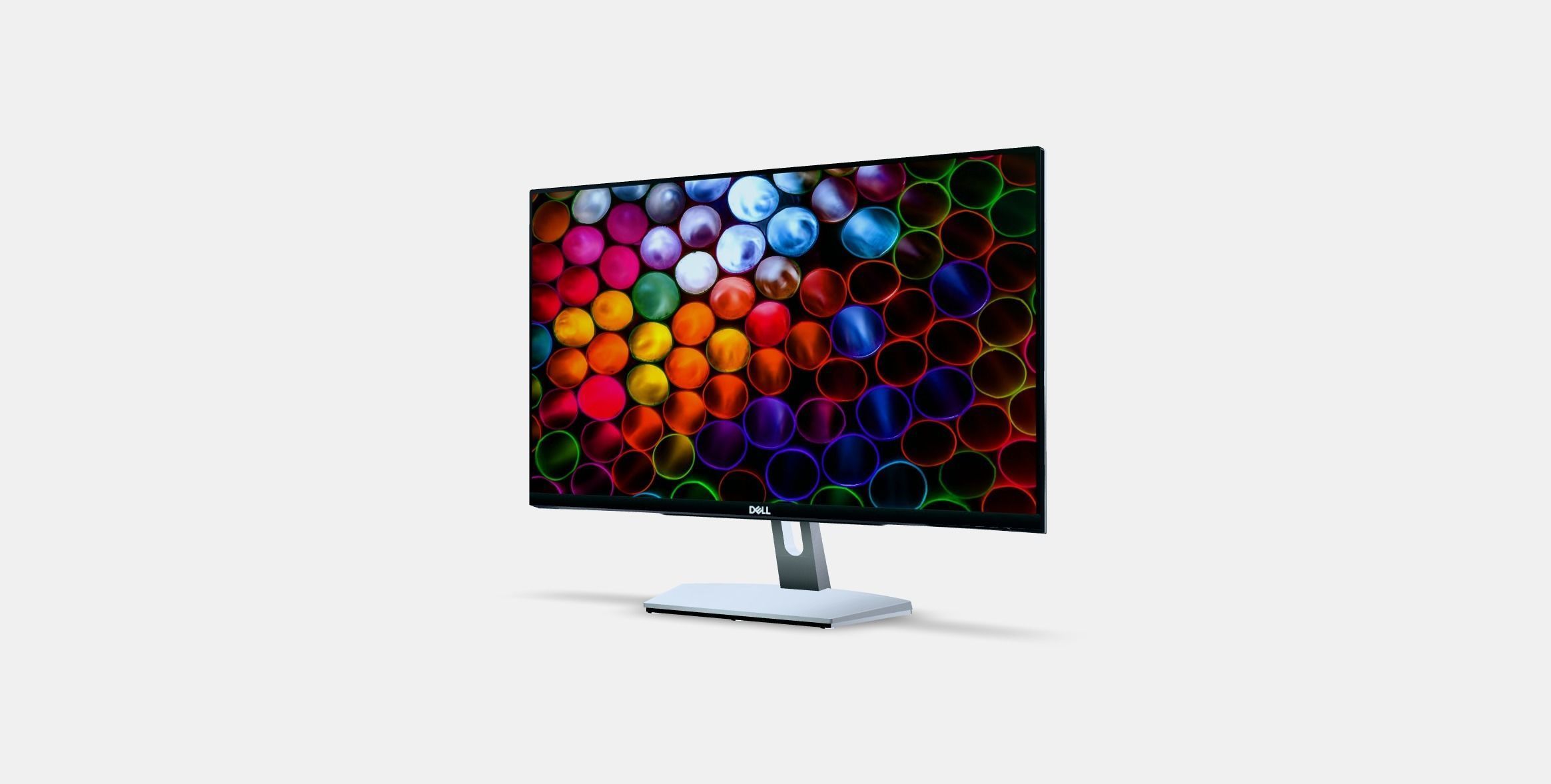 238 Dell S2421H Style Low-poly 3D model_11