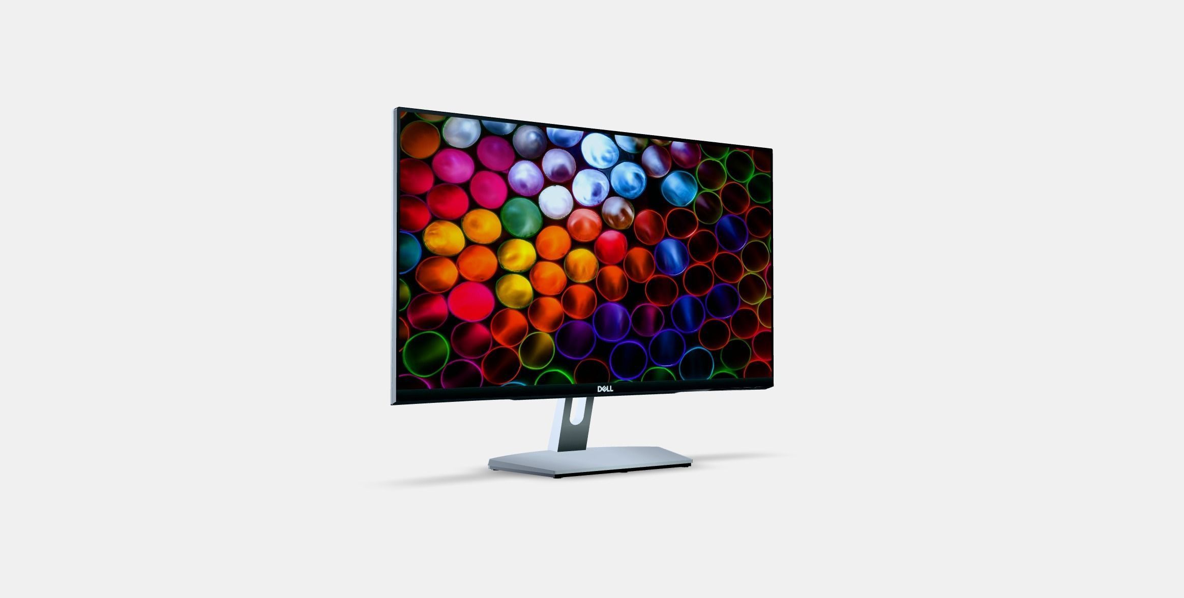 238 Dell S2421H Style Low-poly 3D model_2