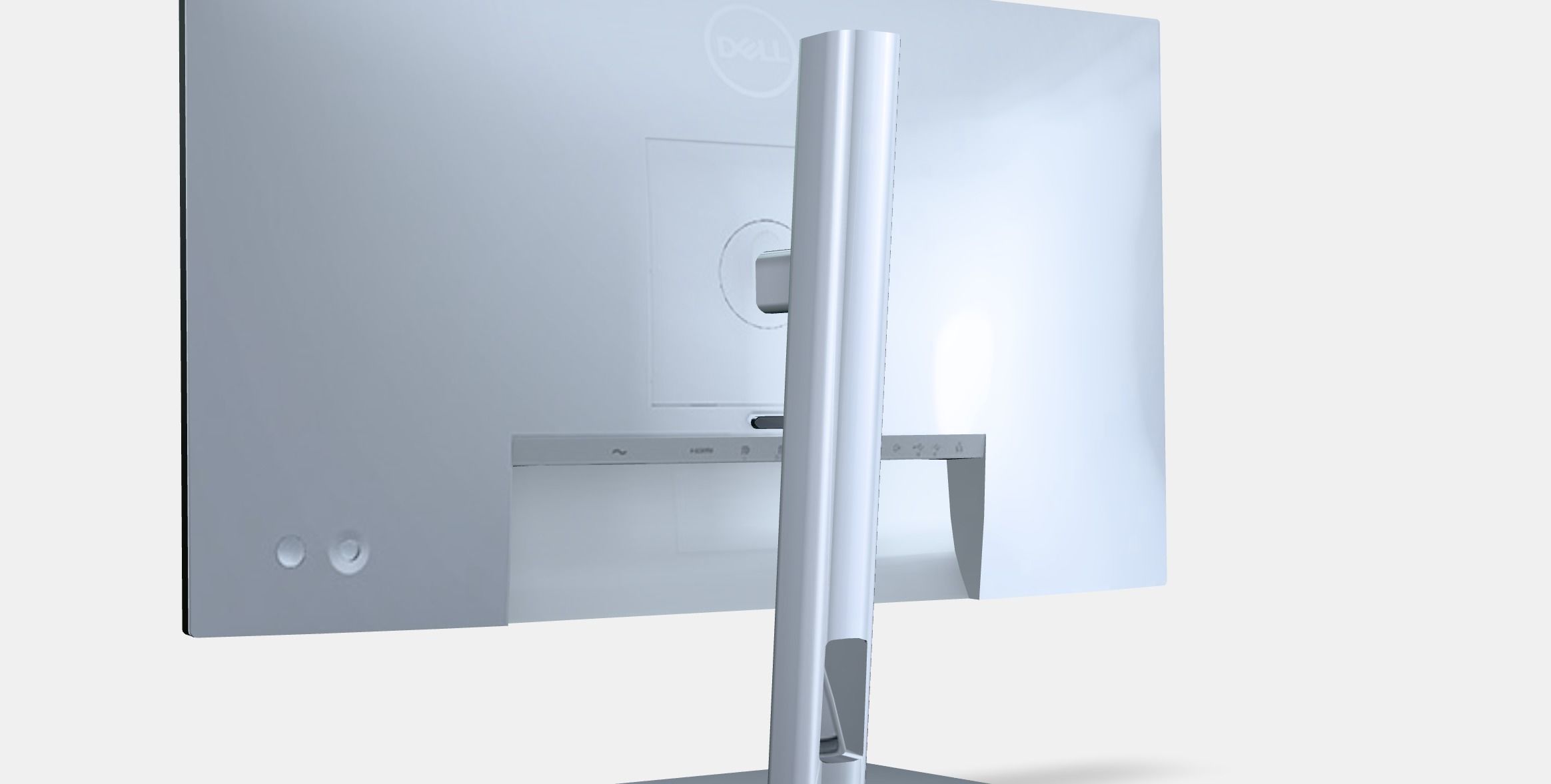 238 Dell UltraSharp U2422HE Low-poly 3D model_5