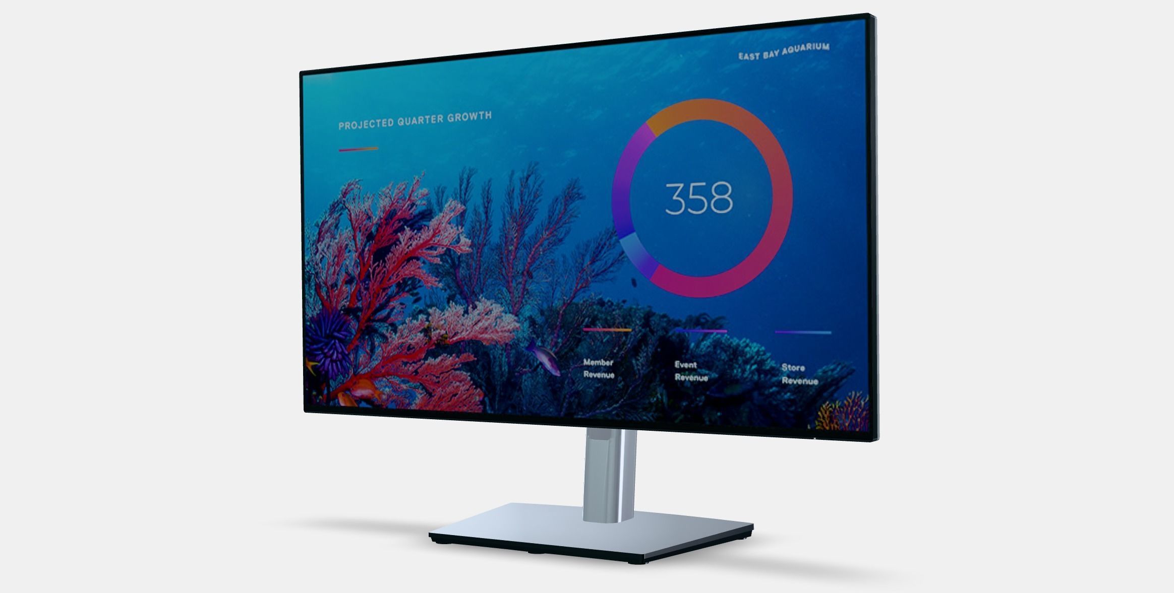 238 Dell UltraSharp U2422HE Low-poly 3D model_14