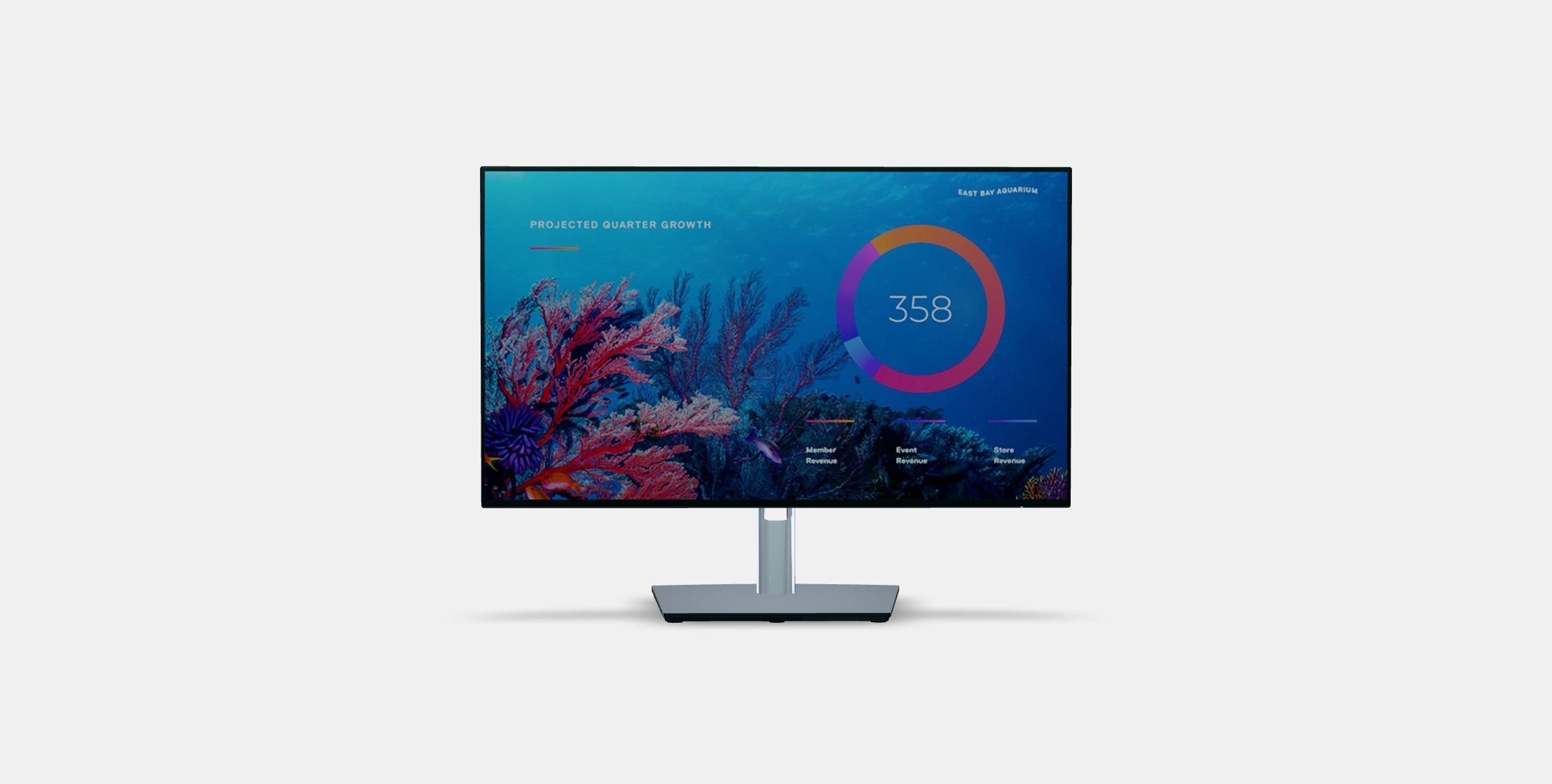 238 Dell UltraSharp U2422HE Low-poly 3D model_10