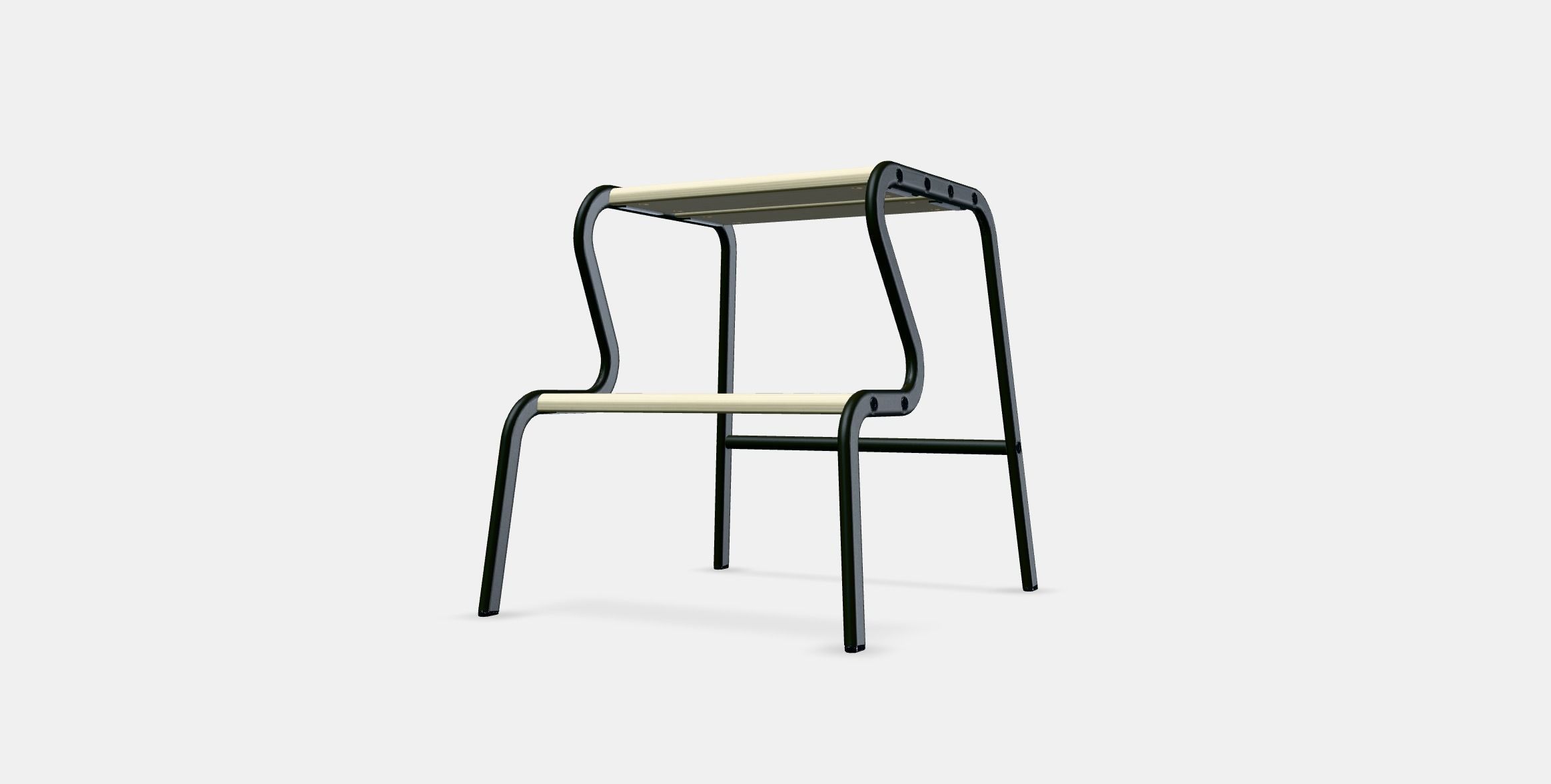 GRUBBAN Step stool 1 Low-poly 3D model_12