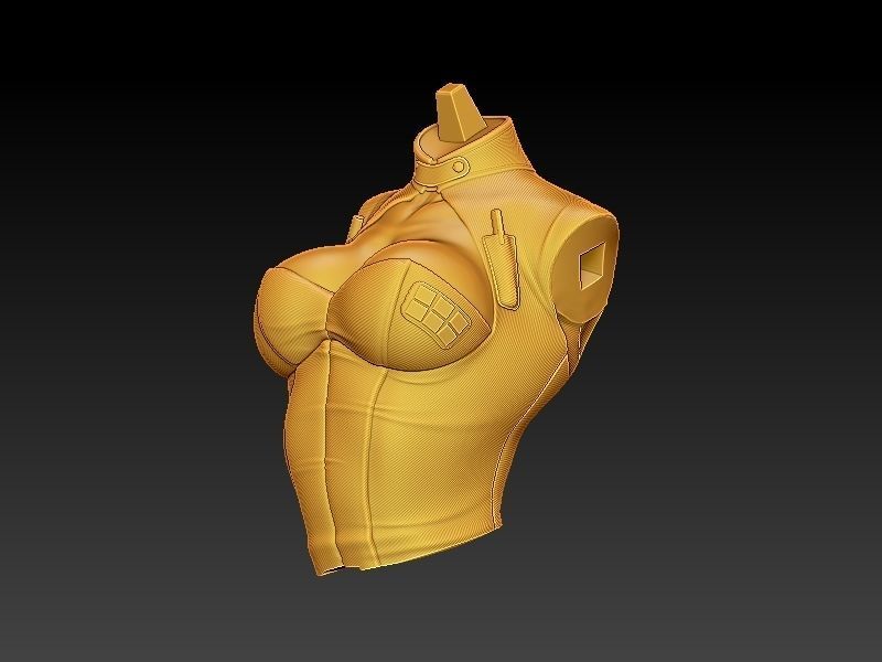 Starwars Imperial Admiral Girl and Probe-droid 3D print model_68