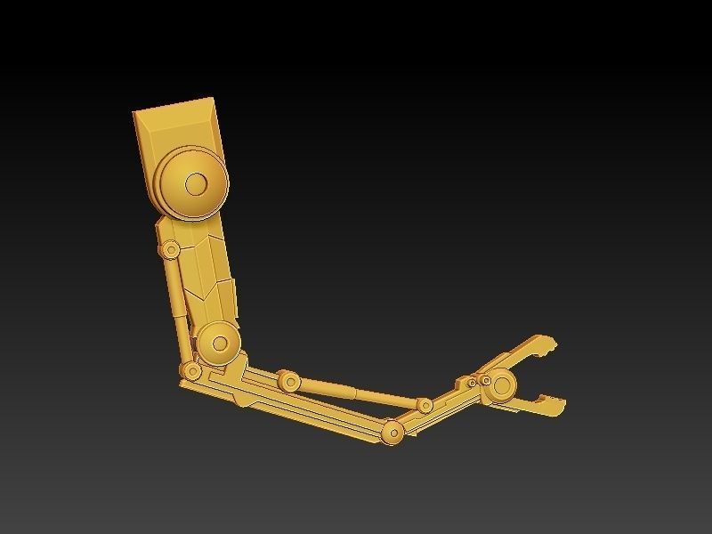 Starwars Imperial Admiral Girl and Probe-droid 3D print model_54