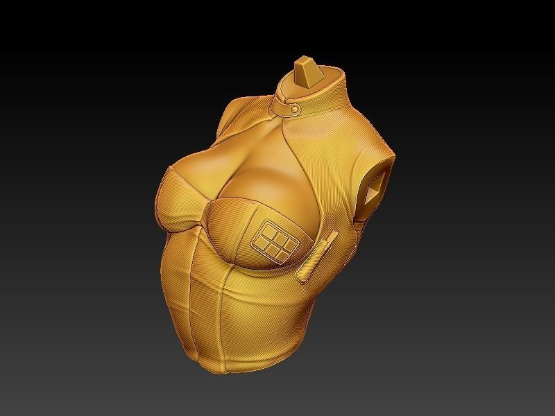 Starwars Imperial Admiral Girl and Probe-droid 3D print model_64