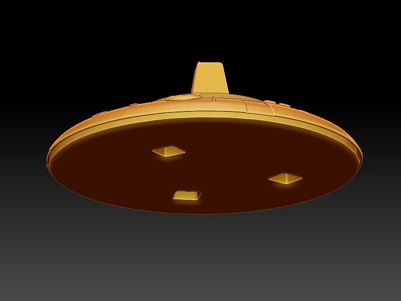 Starwars Imperial Admiral Girl and Probe-droid 3D print model_11