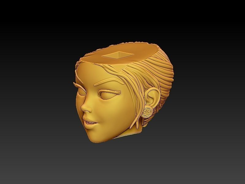 Starwars Imperial Admiral Girl and Probe-droid 3D print model_29