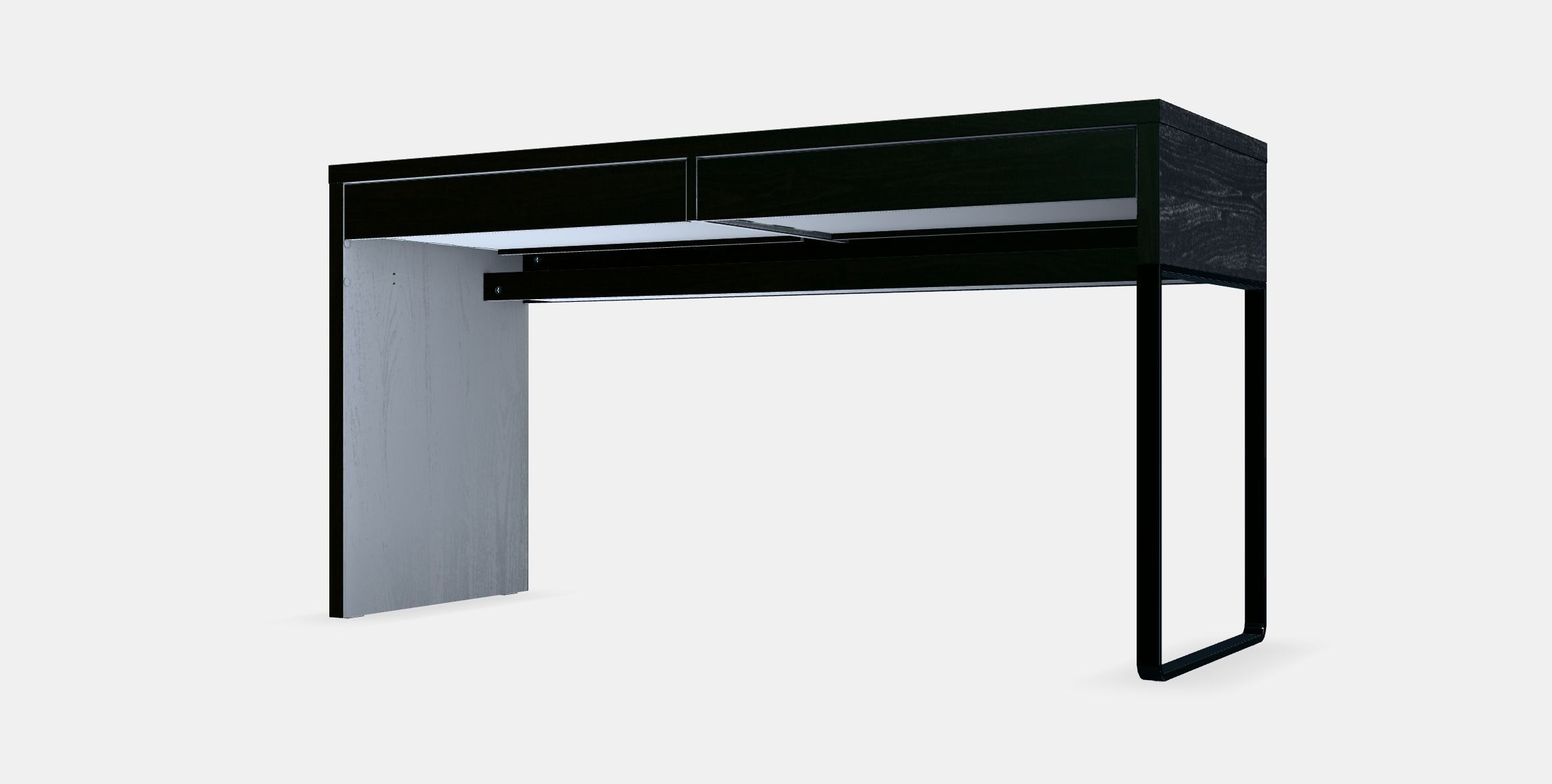 MICKE Desk 9 Low-poly 3D model_13