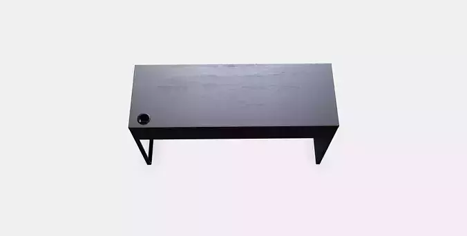 MICKE Desk 9 Low-poly 3D model