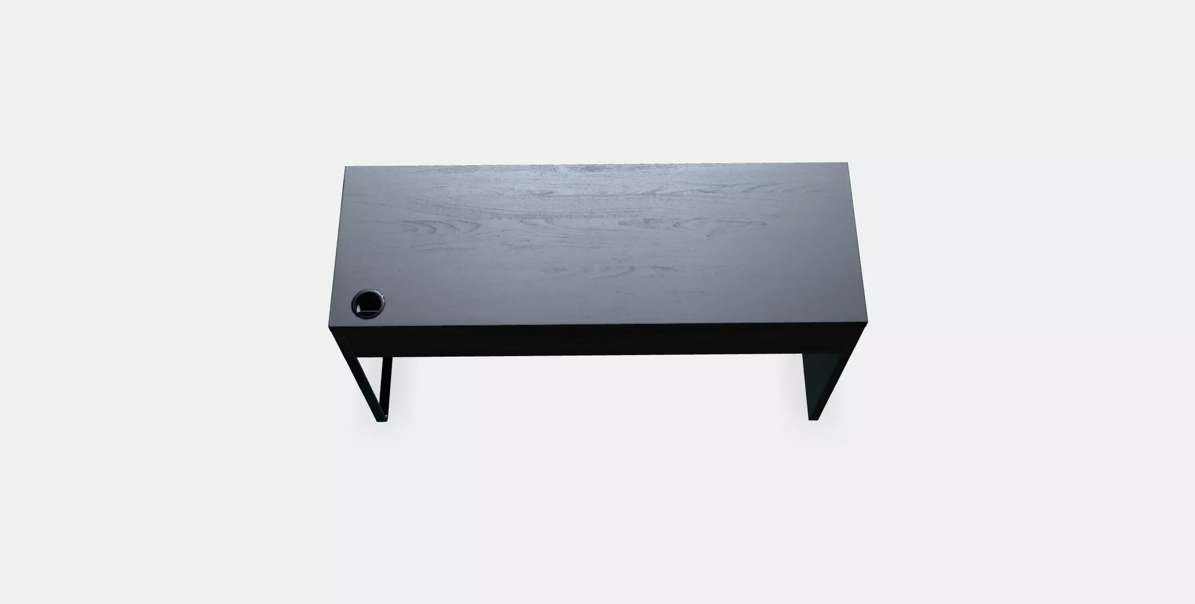 MICKE Desk 9 Low-poly 3D model_0