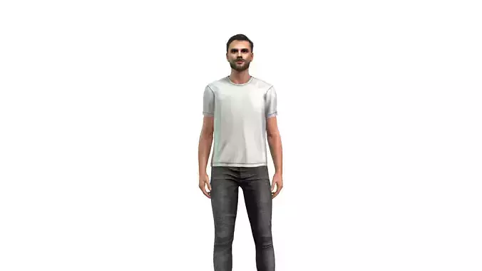 High Quality 3D Model of a Man