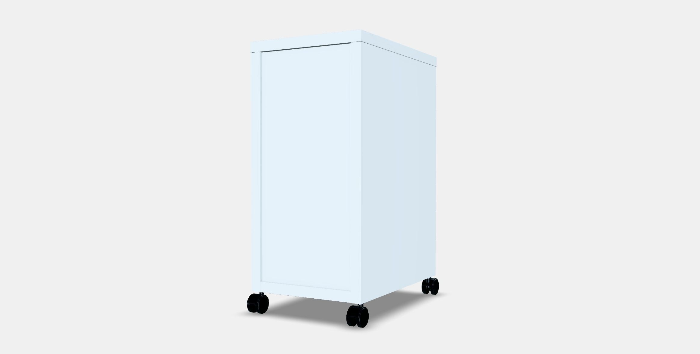 MICKE Drawer unit-drop file storage Low-poly 3D model_5