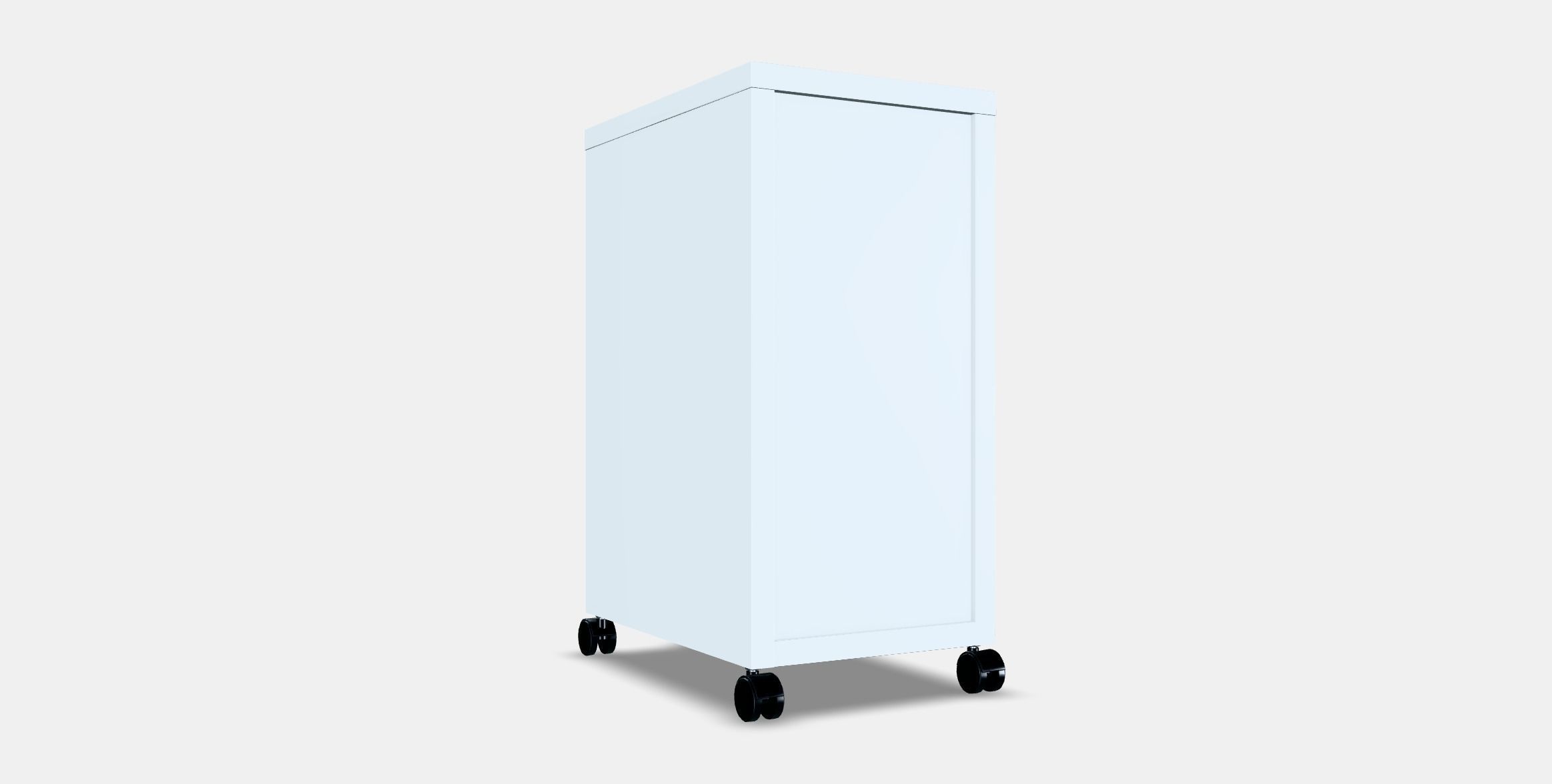 MICKE Drawer unit-drop file storage Low-poly 3D model_16