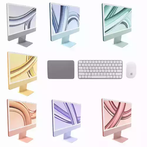Apple iMac 2023 All Colors