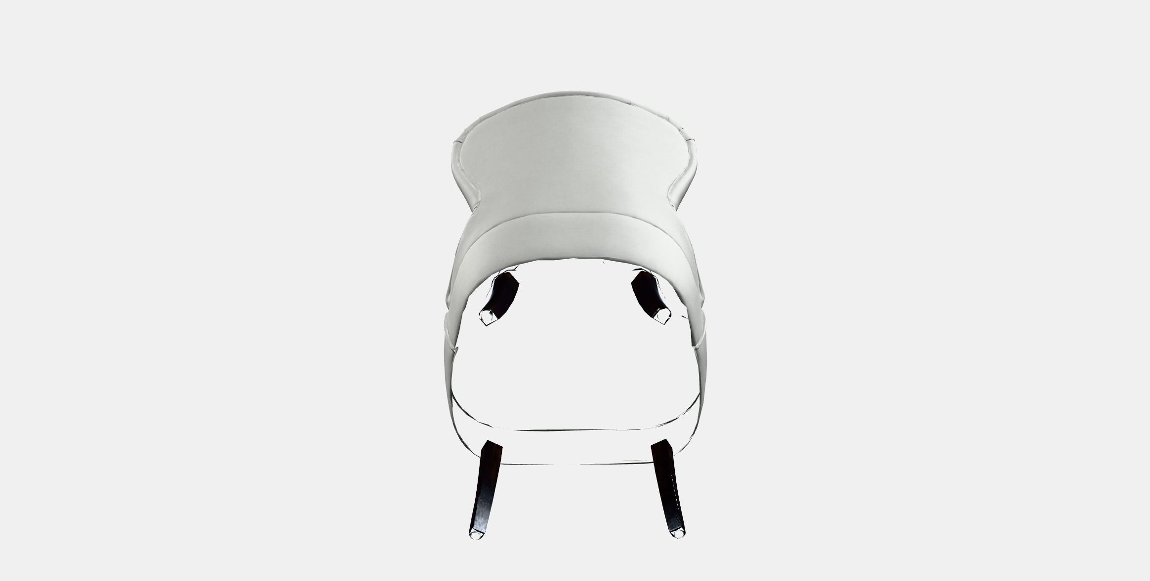 REMSTA Armchair 1 Low-poly 3D model_5