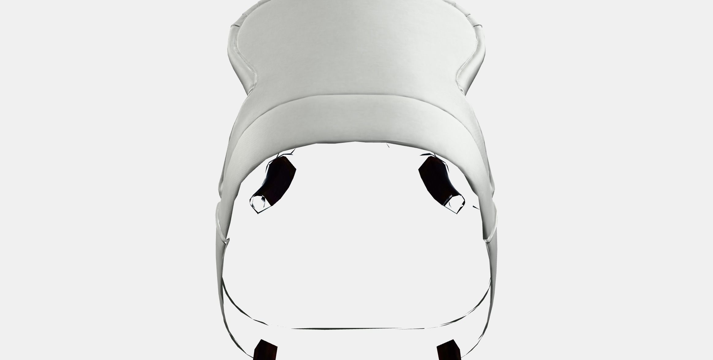 REMSTA Armchair 1 Low-poly 3D model_8