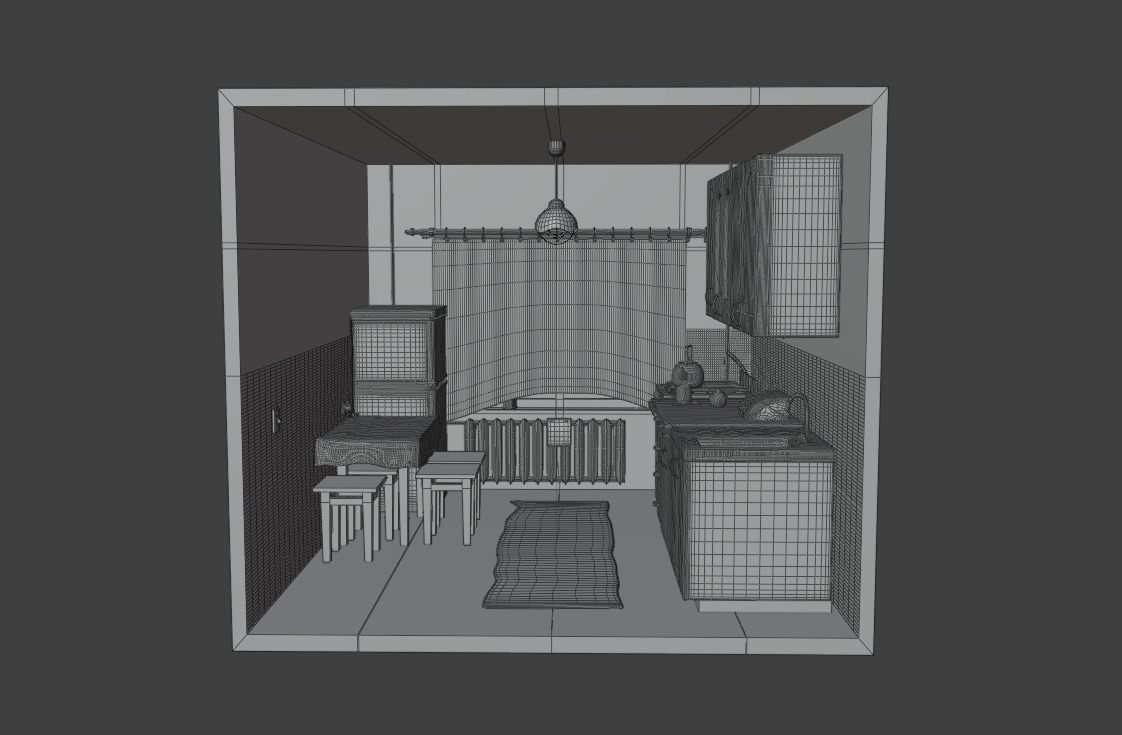 Kitchen 3D model_12