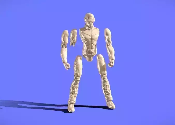 2000s X-MEN CYCLOPS FIGURE - 3D SCAN