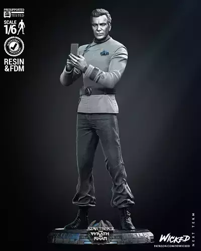 Wicked Movies Kirk Sculpture 3D print model