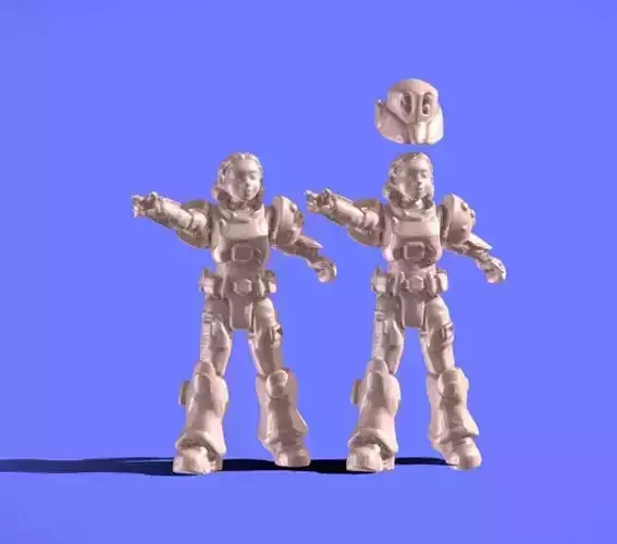 2020s IZZY FIGURE - RAW 3D SCAN