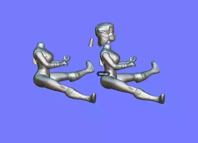 1980s THUNDERCATS CHEETARA FIGURE - 3D SCAN