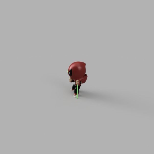 Marvel Comics Mini Kidpool Wade Wilson 3D model_3