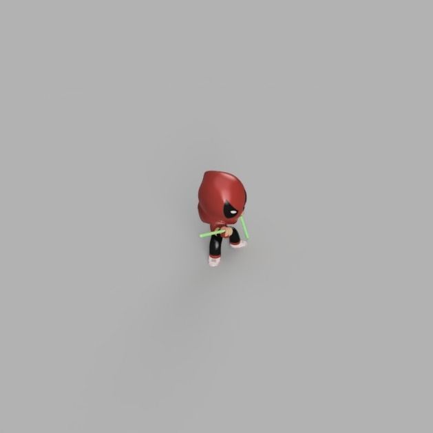 Marvel Comics Mini Kidpool Wade Wilson 3D model_1