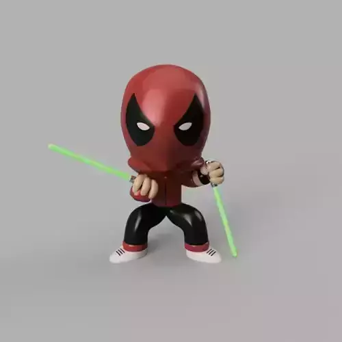 Marvel Comics Mini Kidpool Wade Wilson 3D model