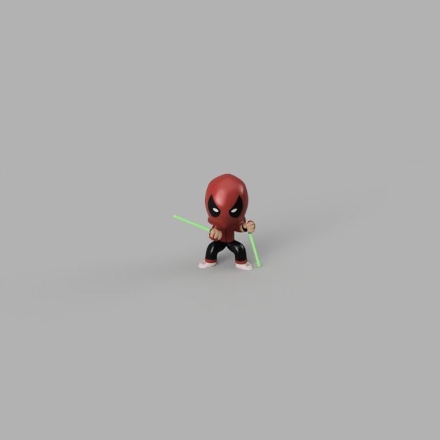 Marvel Comics Mini Kidpool Wade Wilson 3D model_2