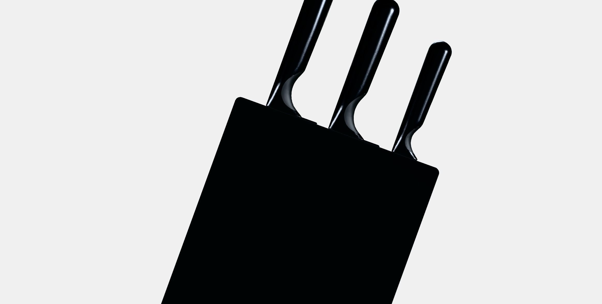 JAMFORA Knife block with 3 knives Low-poly 3D model_15