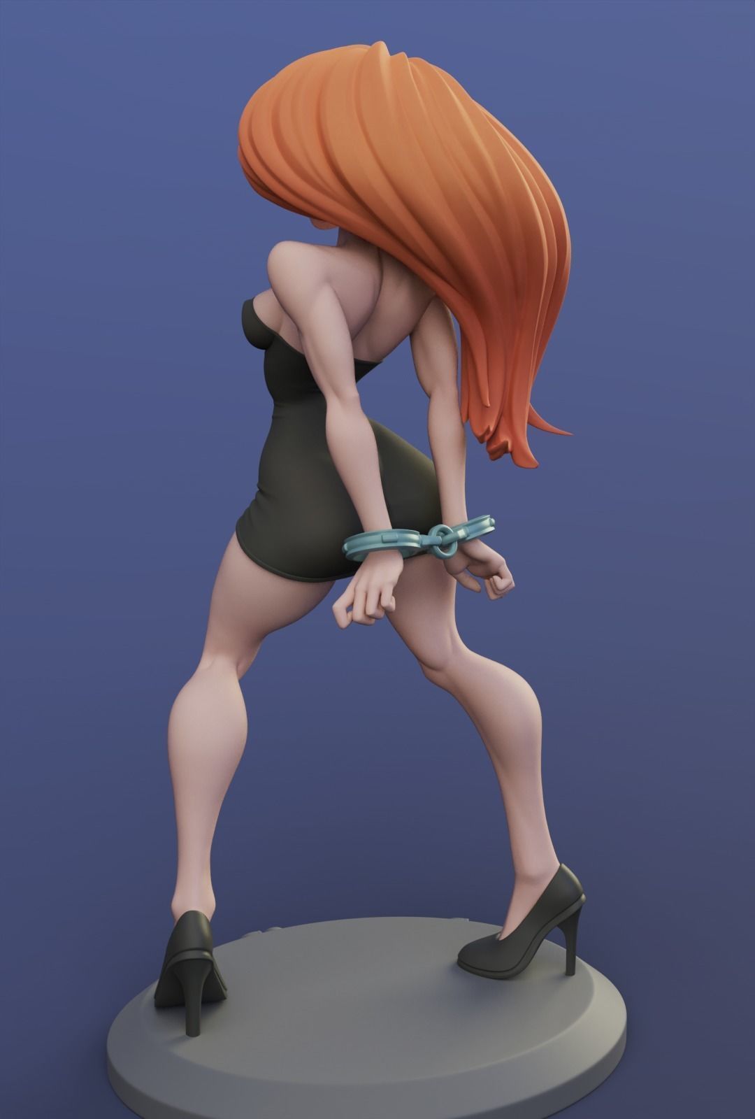 Kim Possible Multi Version STL SFW NSFW 3D print model 3D print model_7
