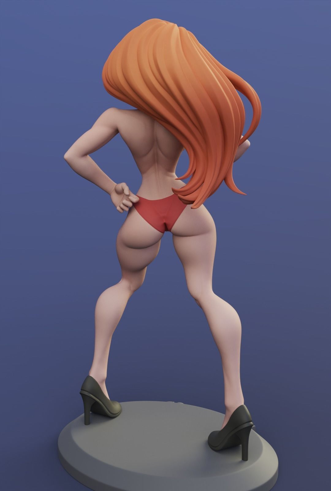 Kim Possible Multi Version STL SFW NSFW 3D print model 3D print model_8
