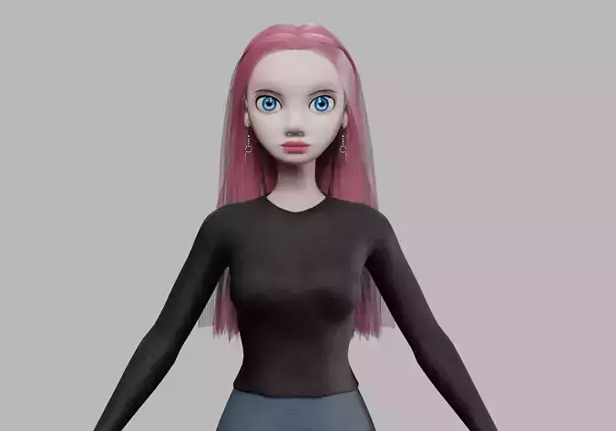 teen pretty woman V33006 