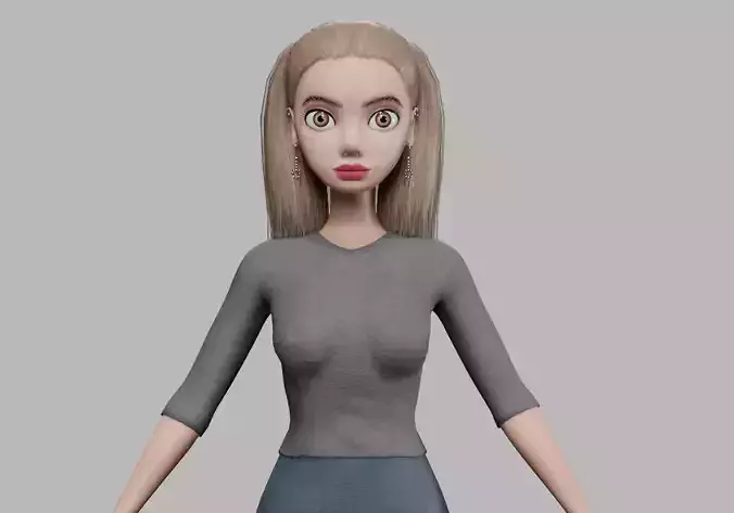 sweet young woman V22648 