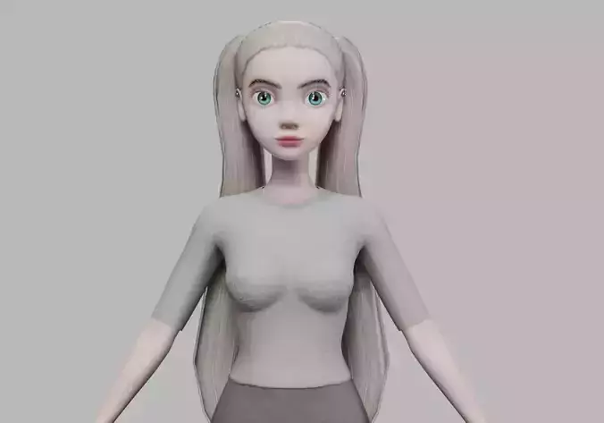 sweet cute woman V19880 