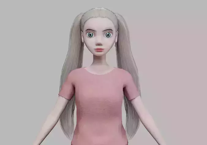 standard cartoon woman V23282 